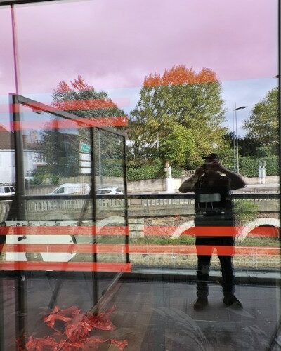 Nettoyage vitres bureau Vitre avec reflet